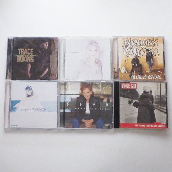Country Music Bundle of 6 CDs Trisha Yearwood Vince Gill Reba Leann Womak & More - Picture 8 of 8